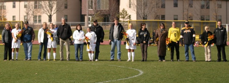 The seniors with their parents (Photo courtesy of Andrew Vold `14)