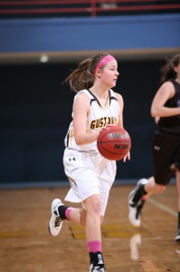 Julia Dsythe scored 21 points to lead the Gusties to a win over St. Kate's