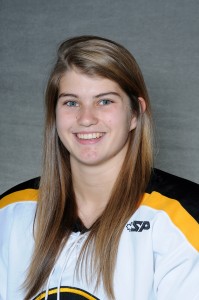 Courtney Boucher sparked the Gusties with a goal in the first period. 
