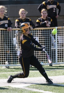 Christina Riester delivered a single that turned out to be the game-winning run in game two. 