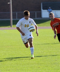 Patrick Roth's go-ahead goal in the 54th minute was the first of her career in a Gustavus uniform. 