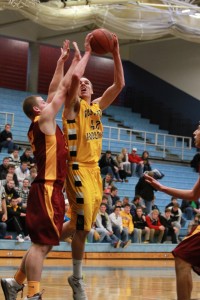 Brody Ziegler led the Gusties with 18 points. 