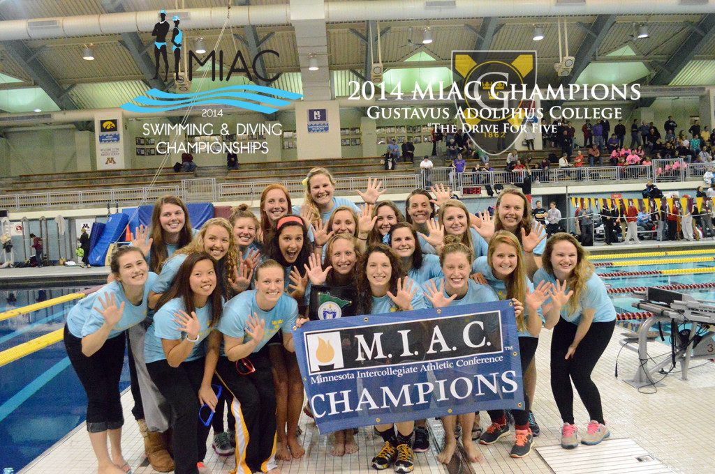 The Drive For Five Acheived, Women’s Swimming & Diving Wins Fifth