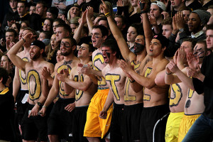 The student section was out in full force to support their Gusties.