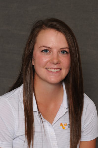 Sophomore Mae Meierhenry shot a 72 on the tournament's second day to put her in a tie for fourth overall.