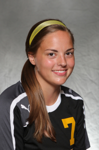 Maddison Ackiss completed a hat-trick to help secure the Gustie's first victory of the season.