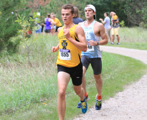 Sophomore Evan Jones has been a part of a youth driven season for the Gustavus men's cross country team.