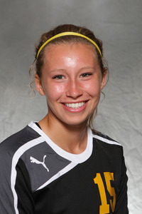 Laura Johnson scored her first collegiate goal for Gustavus on Wednesday evening.
