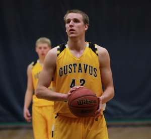 Forward Brody Ziegler was the Gusties' leading rebounder in 2013-14 and will look to help Gustavus improve upon its fourth place finish in the MIAC last season.