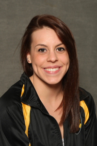 Danielle Klunk took home gold in the 200 butterfly against St. Olaf on Friday night. 