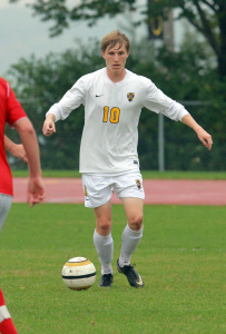 David Lilly ranks second in Gustavus men's soccer history with 29 assists.  