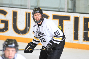 Nate Paulsen's third period goal was his first of the season and sealed the victory for the Gusties. 