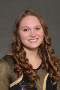 Rachel Thiner led Gustavus with a third place performance on the beam at the Gershon/McLellan Invite on Friday in La Crosse. 
