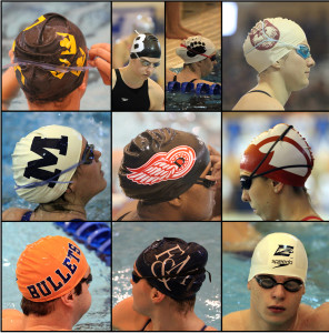 The All-NCAA Swim Cap Team