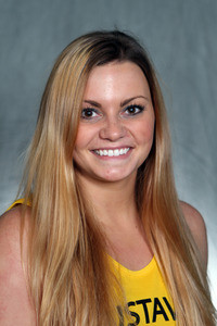 Ande Gustafson led the Gusties at the Meet of the UnSaintly with a gold medal performance in the javelin. 