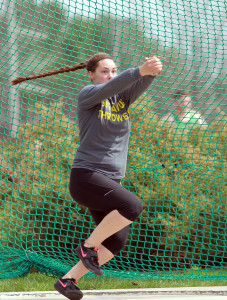 Liz Weiers heads into this weekend's MIAC Championships looking to defend her title in the hammer throw. She enters the meet the top-ranked competitor in the event.