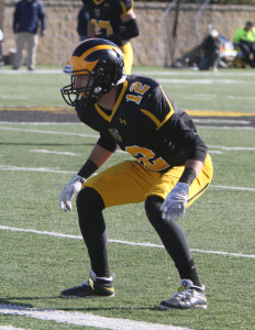 Nick Frandsen leads the Gustie secondary as the only returning starter and a team captain.