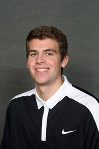 David Hagberg won both his singles and doubles match for Gustavus on Saturday at Augustana.