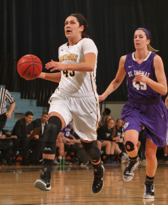 Miranda Rice led the team in rebounds and was fourth in the MIAC in field-goal percentage.