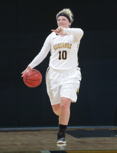 Mikayla Miller avoided the "sophomore slump" by leading the Gusties in points, steals, and assists this season.