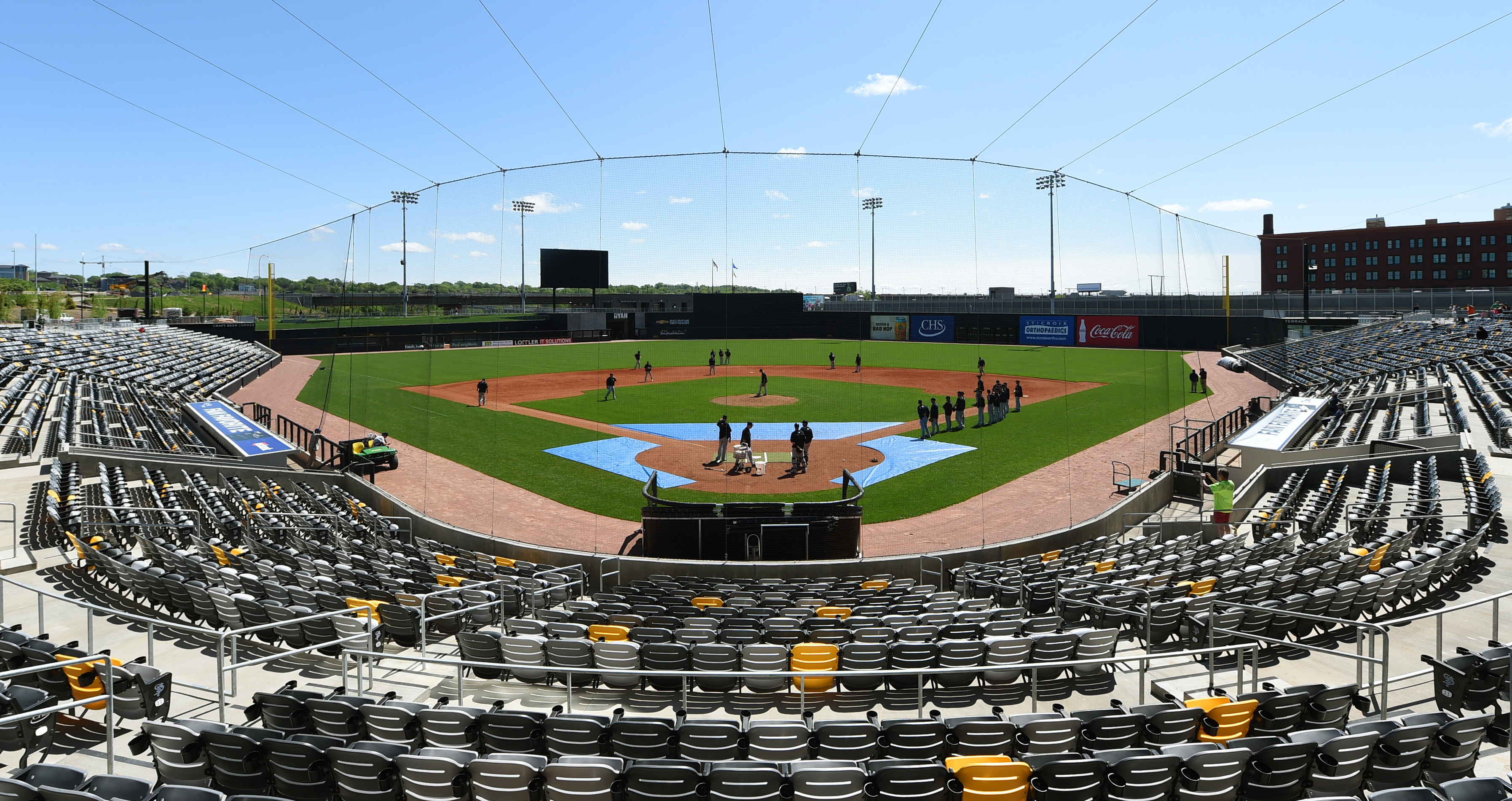 The View from Left Field at CHS Field Editorial Stock Photo - Image of  team, hamline: 55681843