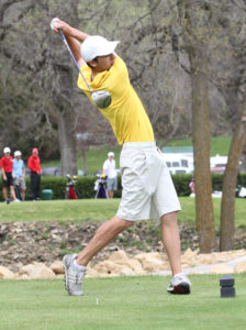 Krasaway tied the Gustavus school record for lowest individual round this past weekend.