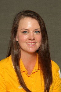 Mae Meierhenry led the women's team with a score of 83 in Saturday's first round.
