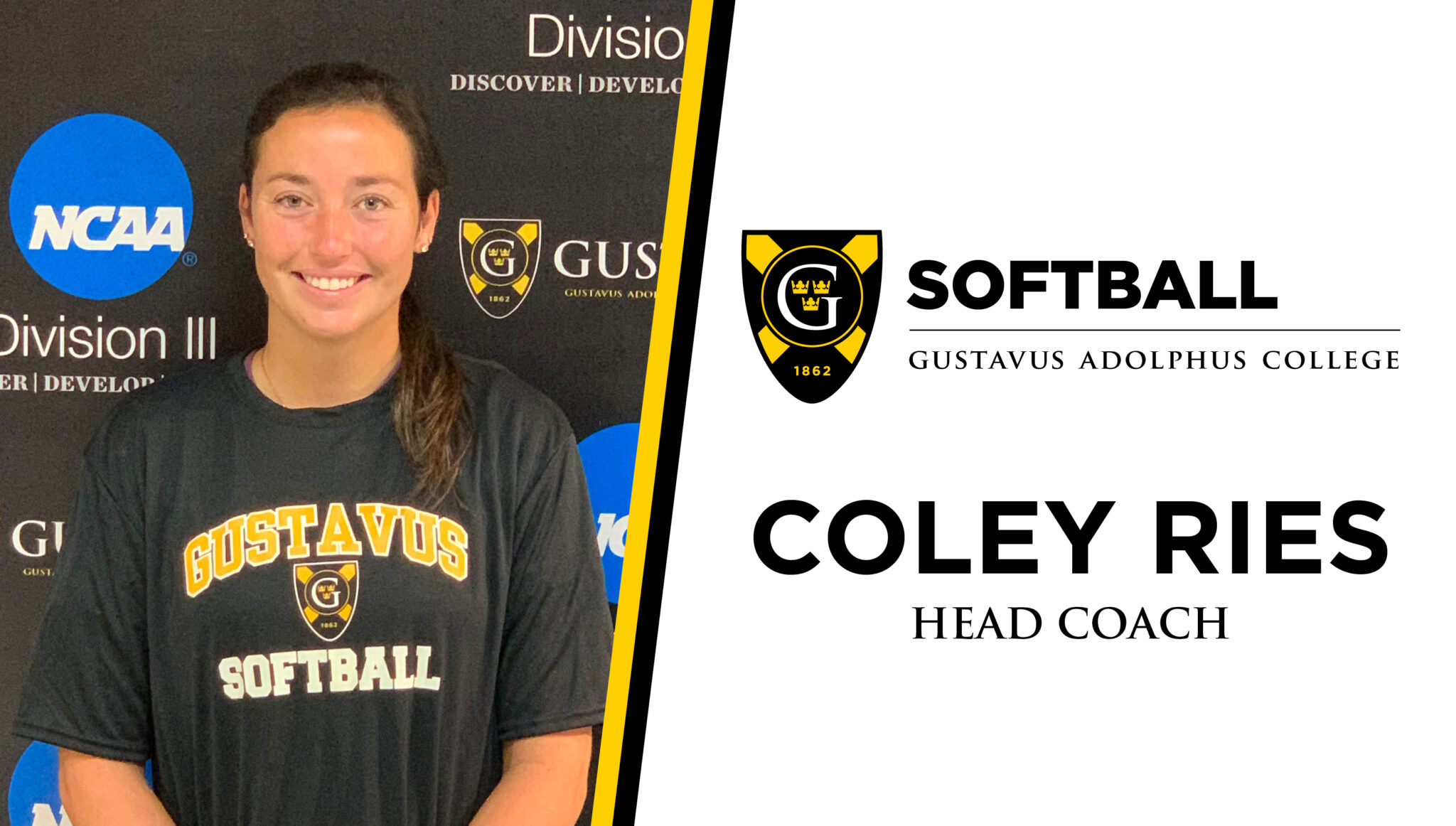 Coley Ries Named Gustavus Head Softball Coach - Posted on August 10th