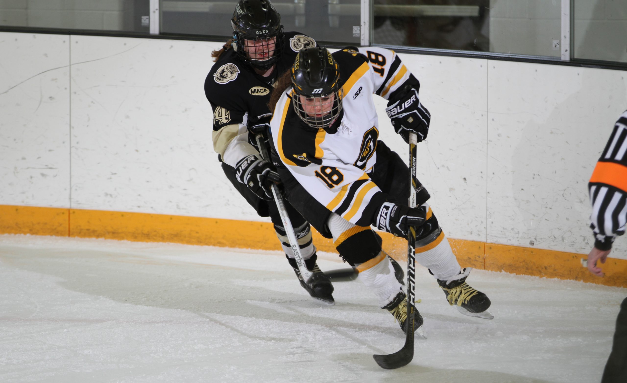 Women’s Hockey Completes Sweep With 6-2 Win Over St. Olaf