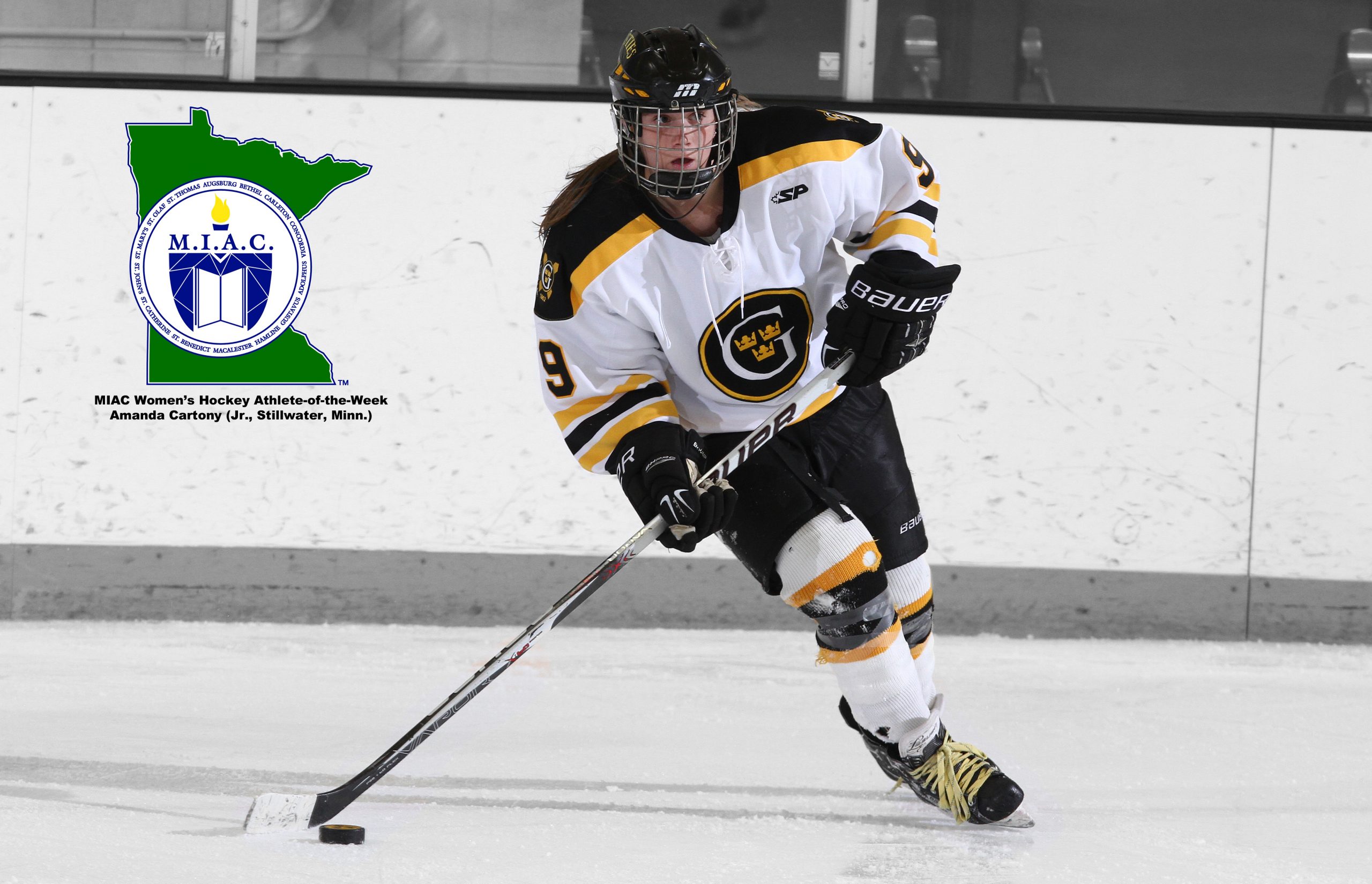 Amanda Cartony Garners MIAC Women’s Hockey Athlete-of-the-Week