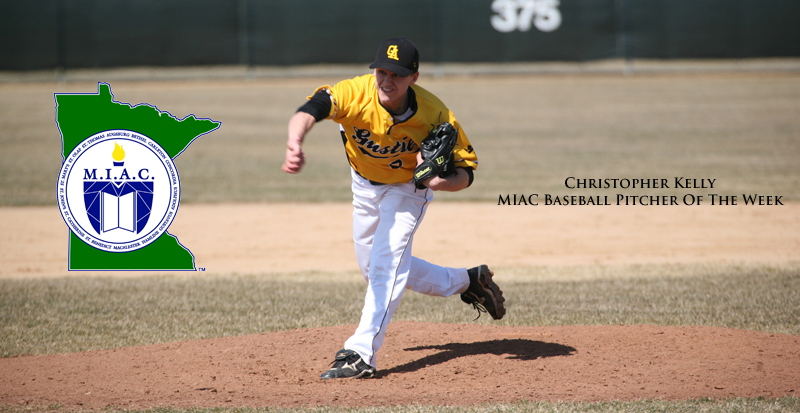 Pitcher Christopher Kelly Receives MIAC Baseball Pitcher Of The Week Award