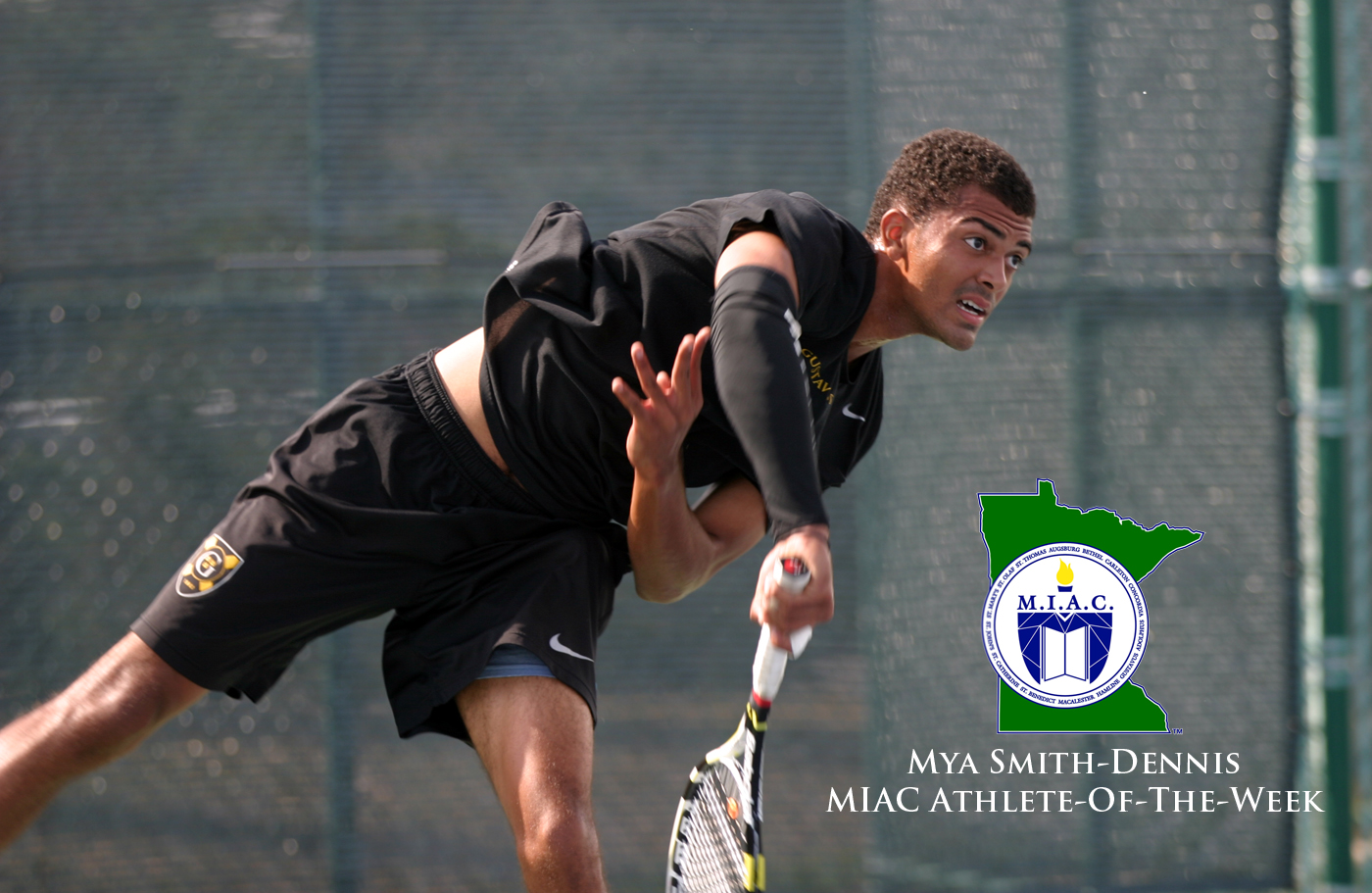 Mya Smith-Dennis Named MIAC Men’s Tennis Athlete Of The Week