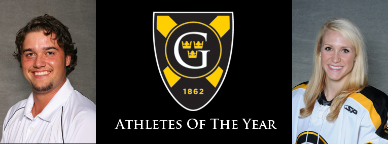 Alex Kolquist And Lindsey Hjelm Named 2012-13 Gustavus Athletes Of The Year