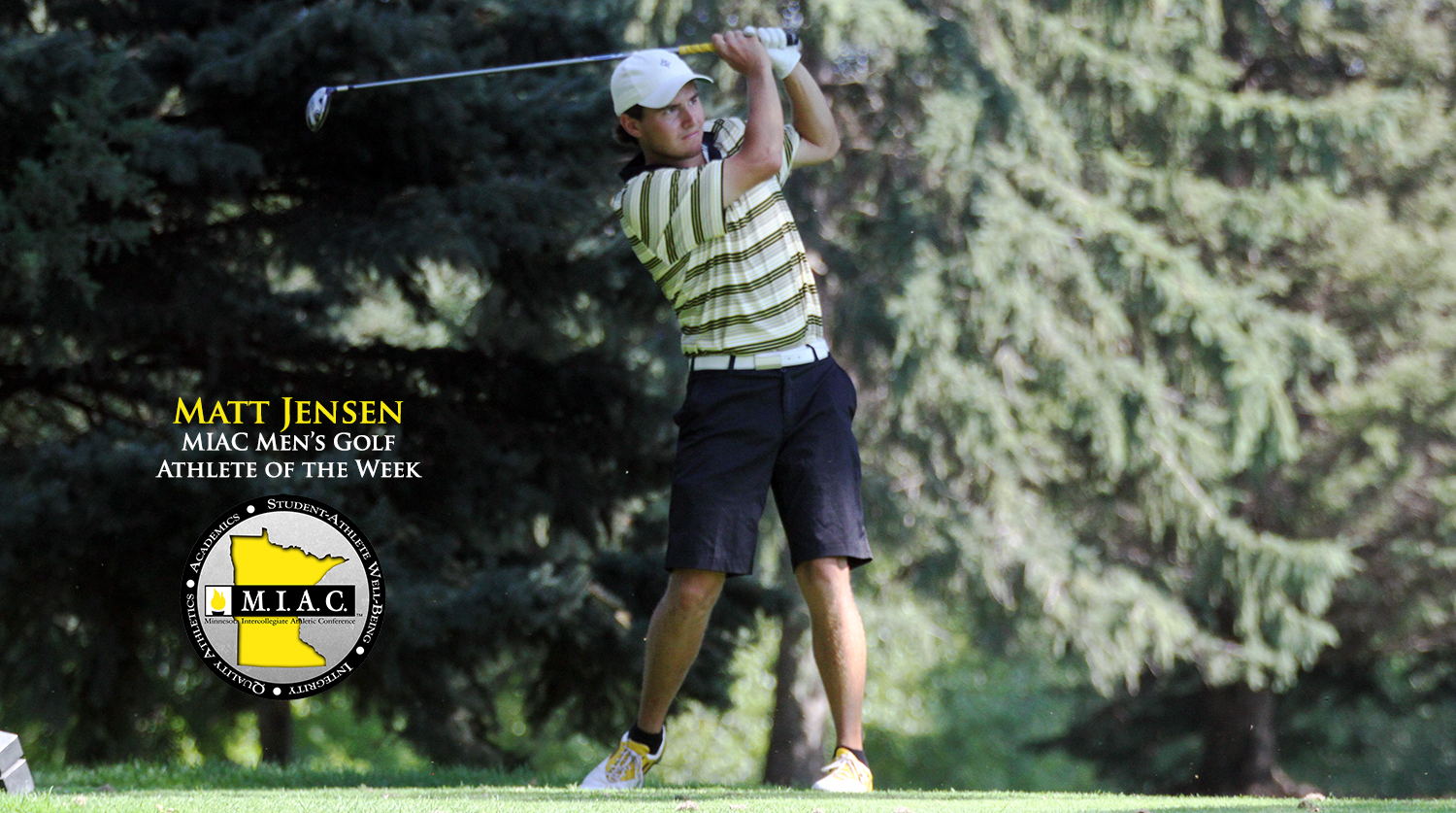 Men’s Golfer Matt Jensen Earns MIAC Athlete Of The Week Honors