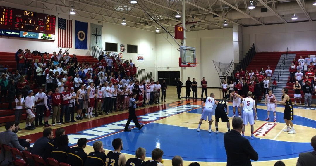 Jordan Dick Free Throw Lifts Men’s Basketball Past Saint John’s 65-64 In MIAC Quarterfinals