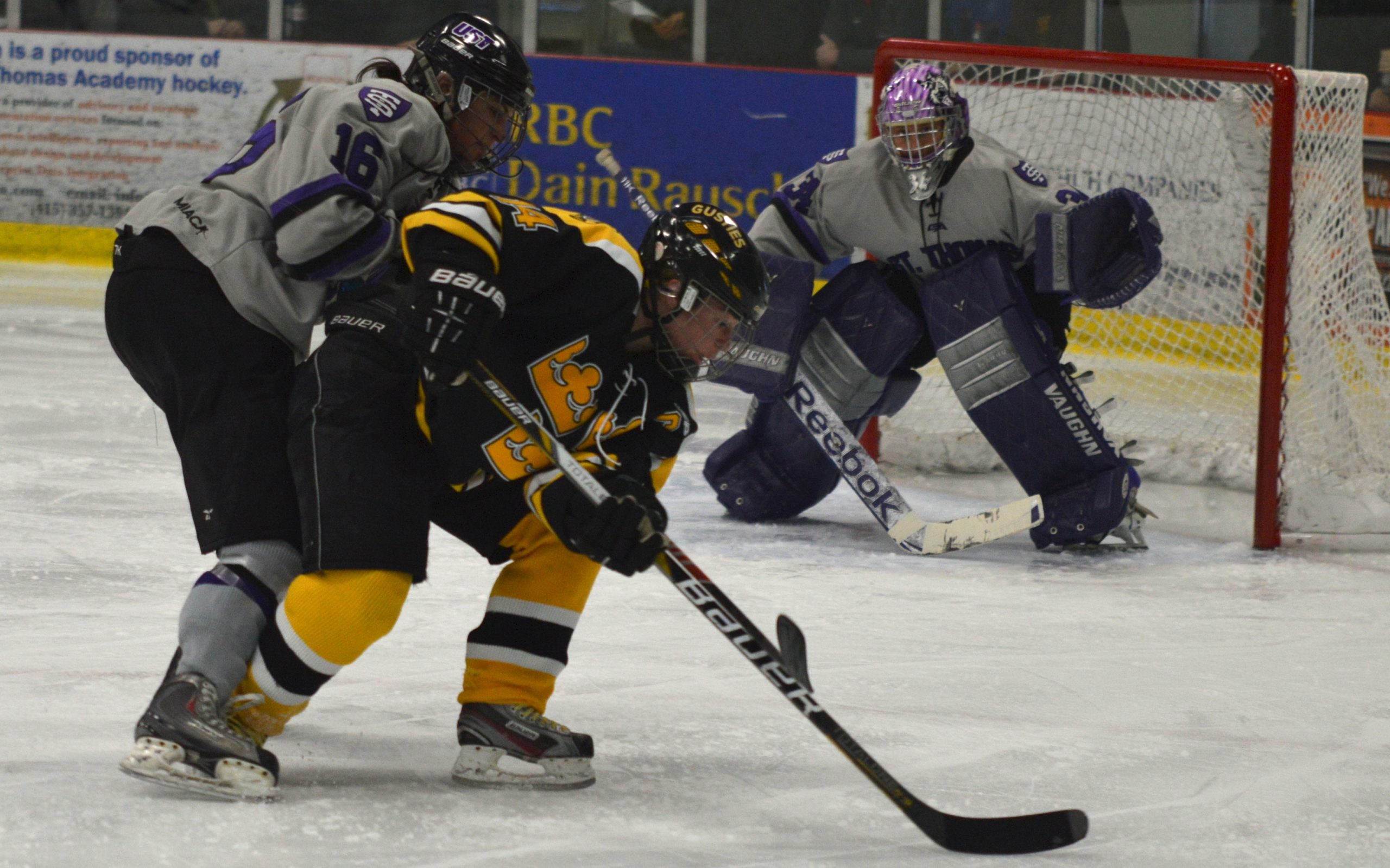 Early Deficit Proves Costly In Women’s Hockey 2-0 Loss To St. Thomas In MIAC Playoff Championship