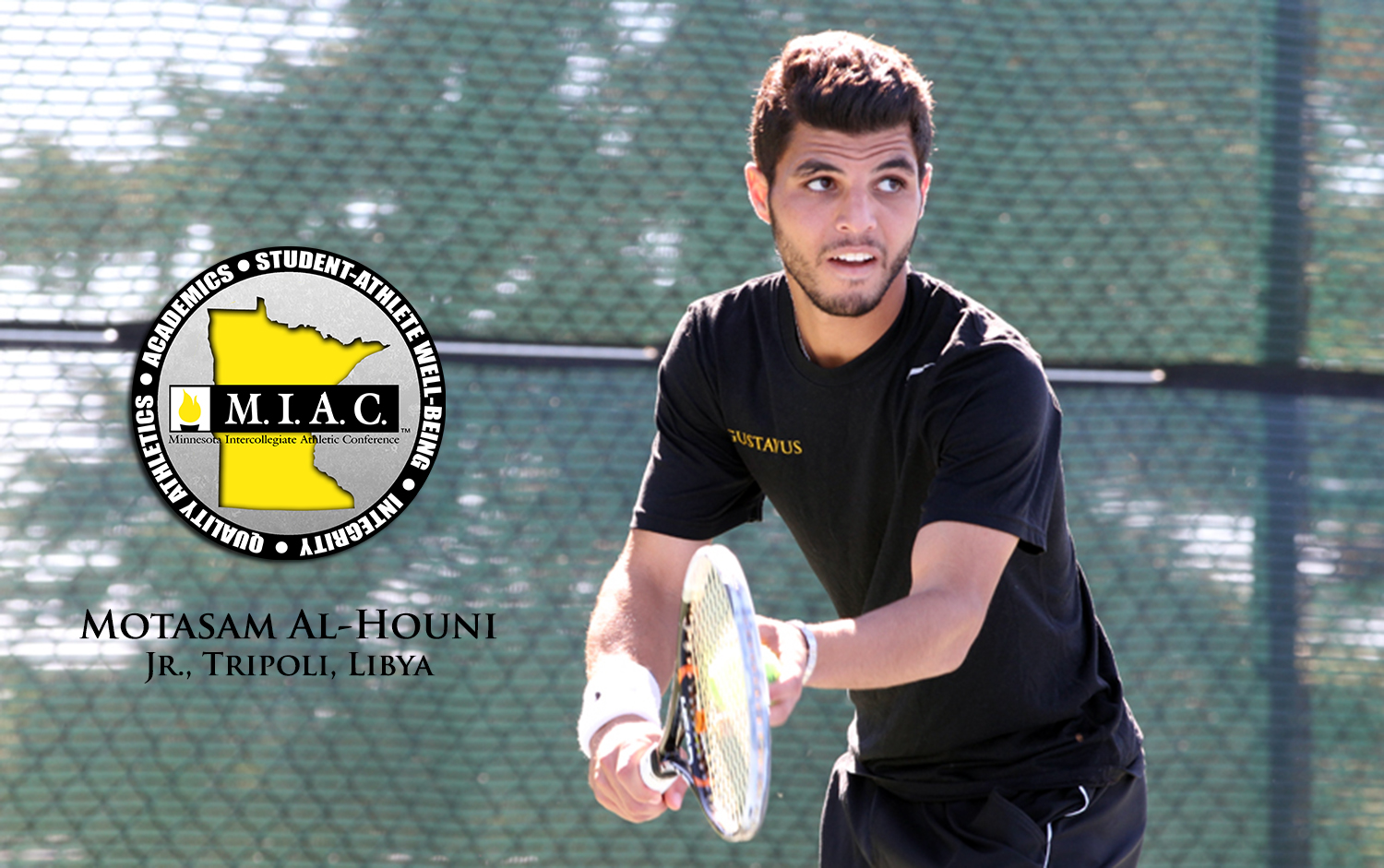 Motasam Al-Houni Named MIAC Men’s Tennis Athlete Of The Week