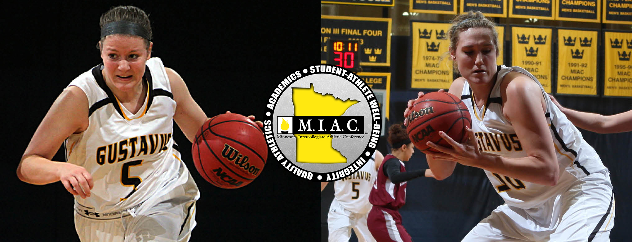 Julia Dysthe And Karina Schroeder Honored In MIAC’s Women’s Basketball Awards