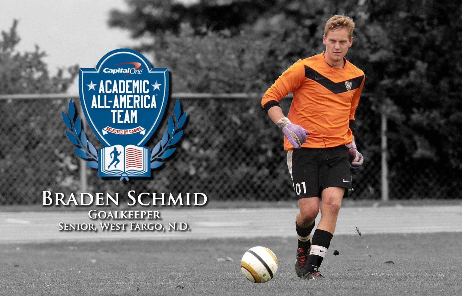 Braden Schmid Earns Capital One Academic All-America Honors