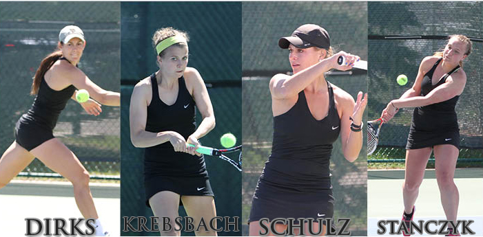 Dirks, Krebsbach, Schulz, Stanczyk Named To 2015 MIAC Women’s Tennis All-Conference Team; Carlson Is Co-Coach Of Year