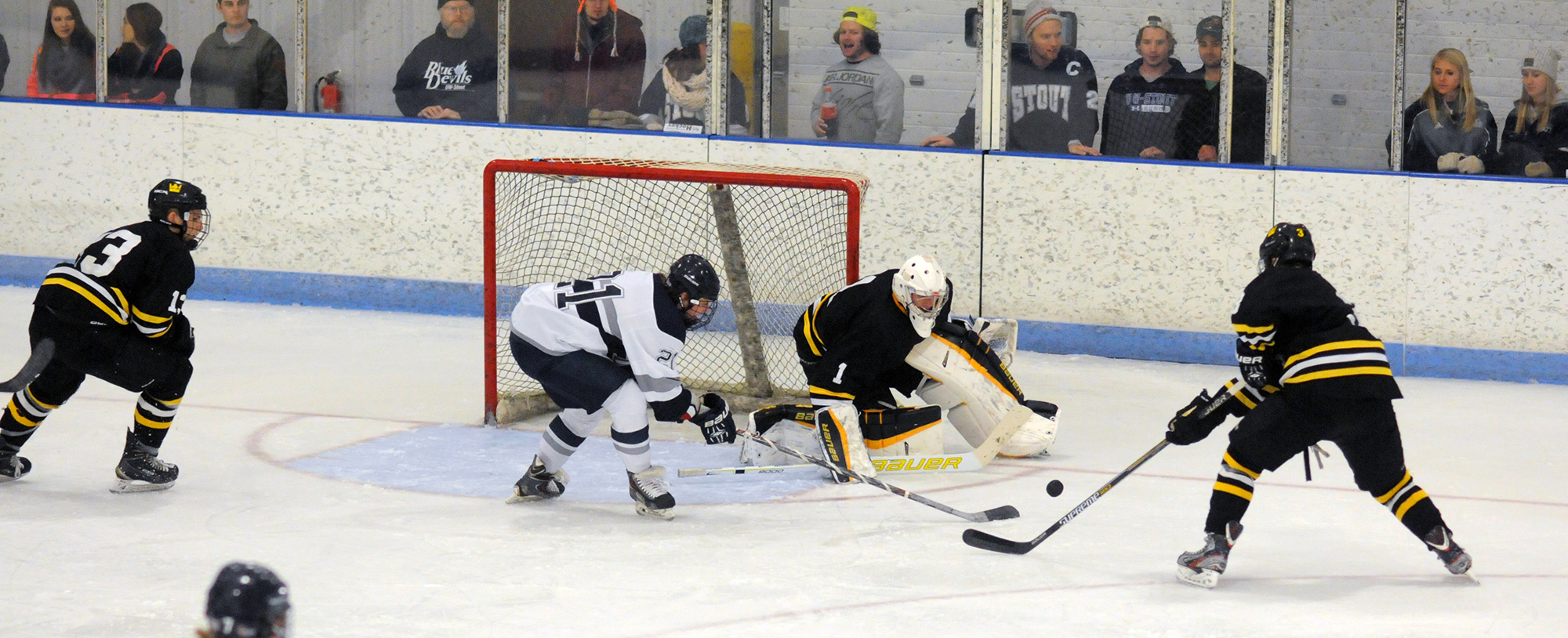 Men’s Hockey Skates To 0-0 Tie At UW-Stout