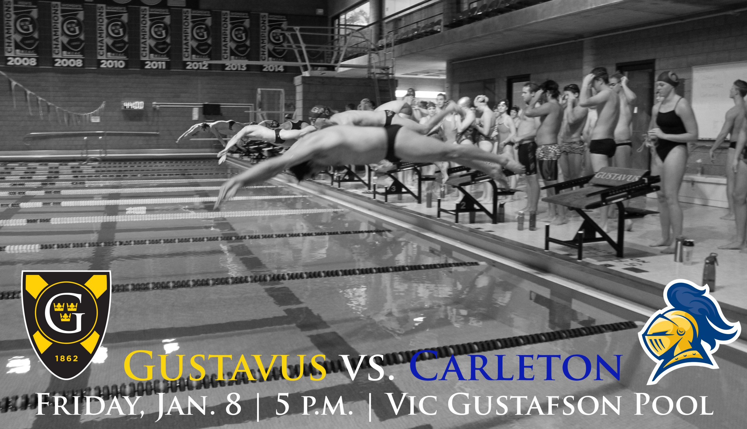 Swimming & Diving’s Senior Day Meet Vs. Carleton To Be Live Streamed On Friday