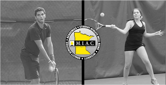 Alhouni, Baker Earn MIAC Tennis Athlete Of The Week Honors