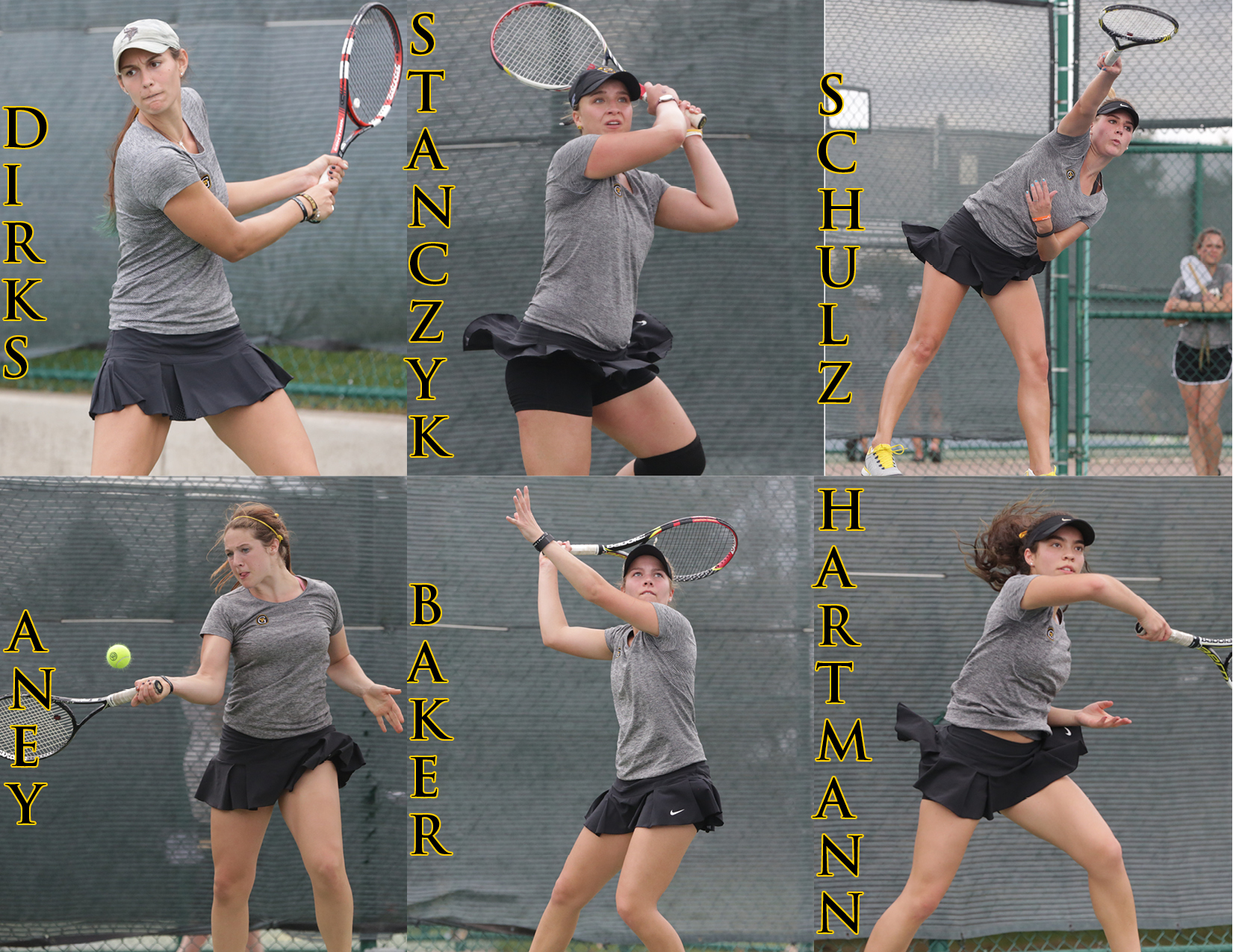 Five Gusties Named to Women’s Tennis All-MIAC Team; Aney Named Elite 22 Winner