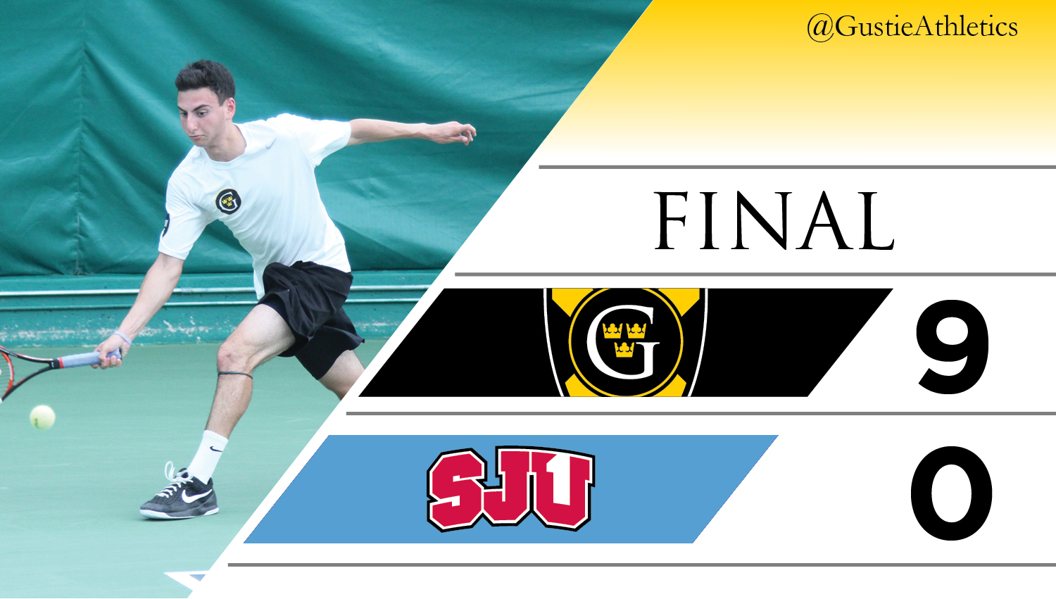 Men’s Tennis Rolls Into MIAC Playoff Championship With 9-0 Win Over Saint John’s