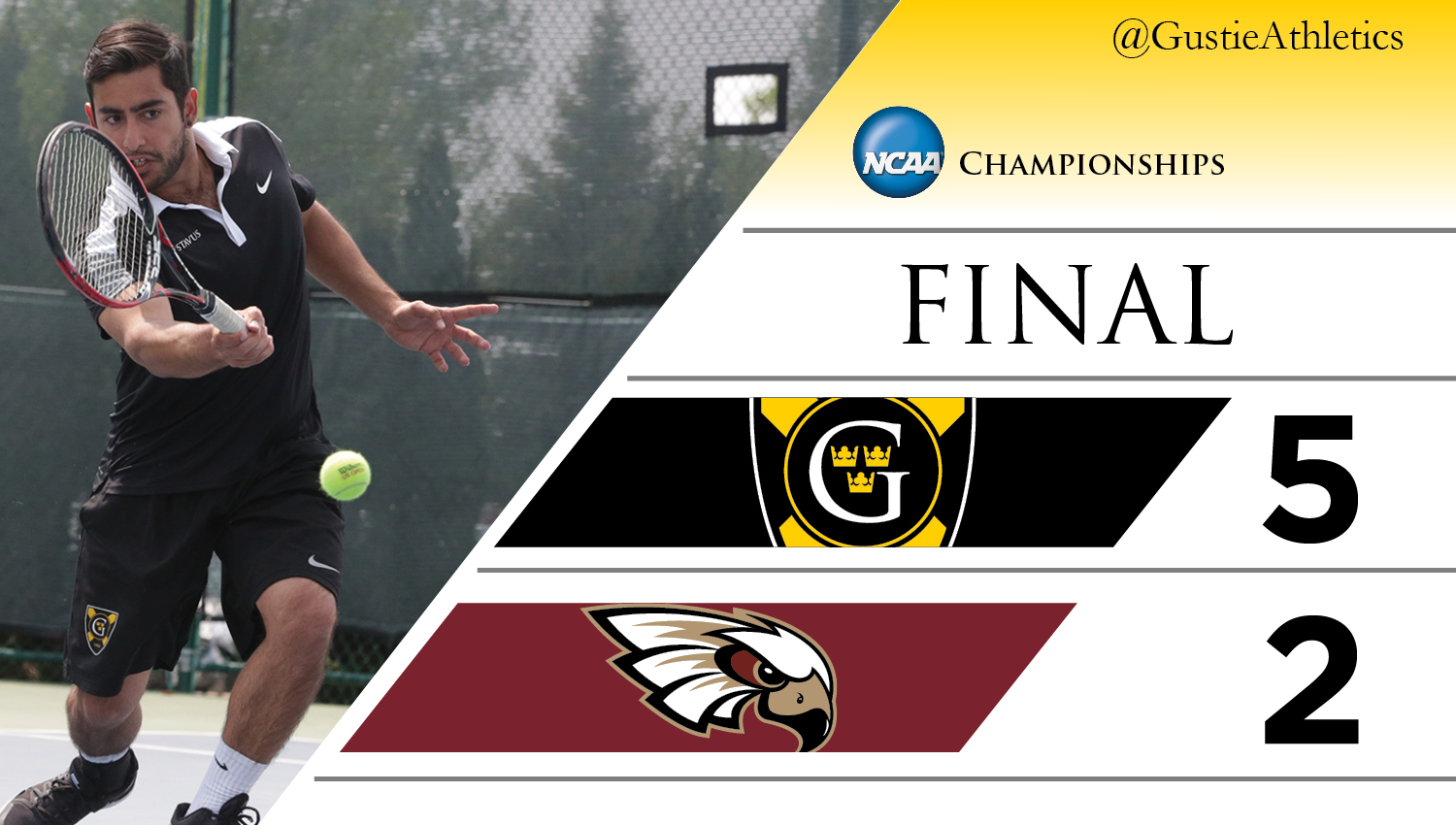 Men’s Tennis Advances To NCAA Regional Final With 5-2 Win Over No. 34 Coe