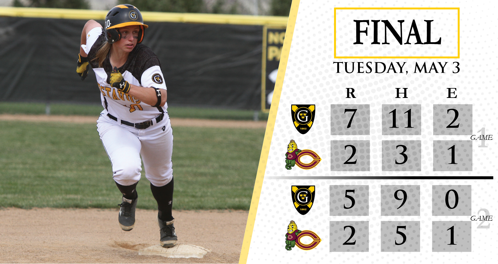 Softball Sweeps Concordia To Wrap Up Regular Season