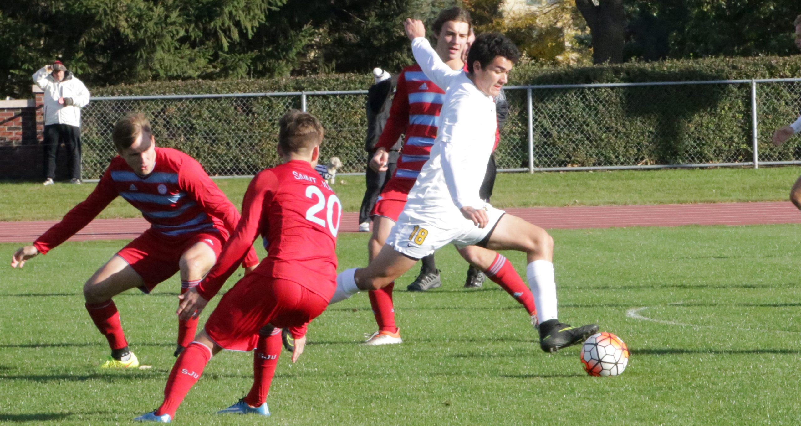 Saint John’s Penalty Kick Goal Drops Men’s Soccer 1-0