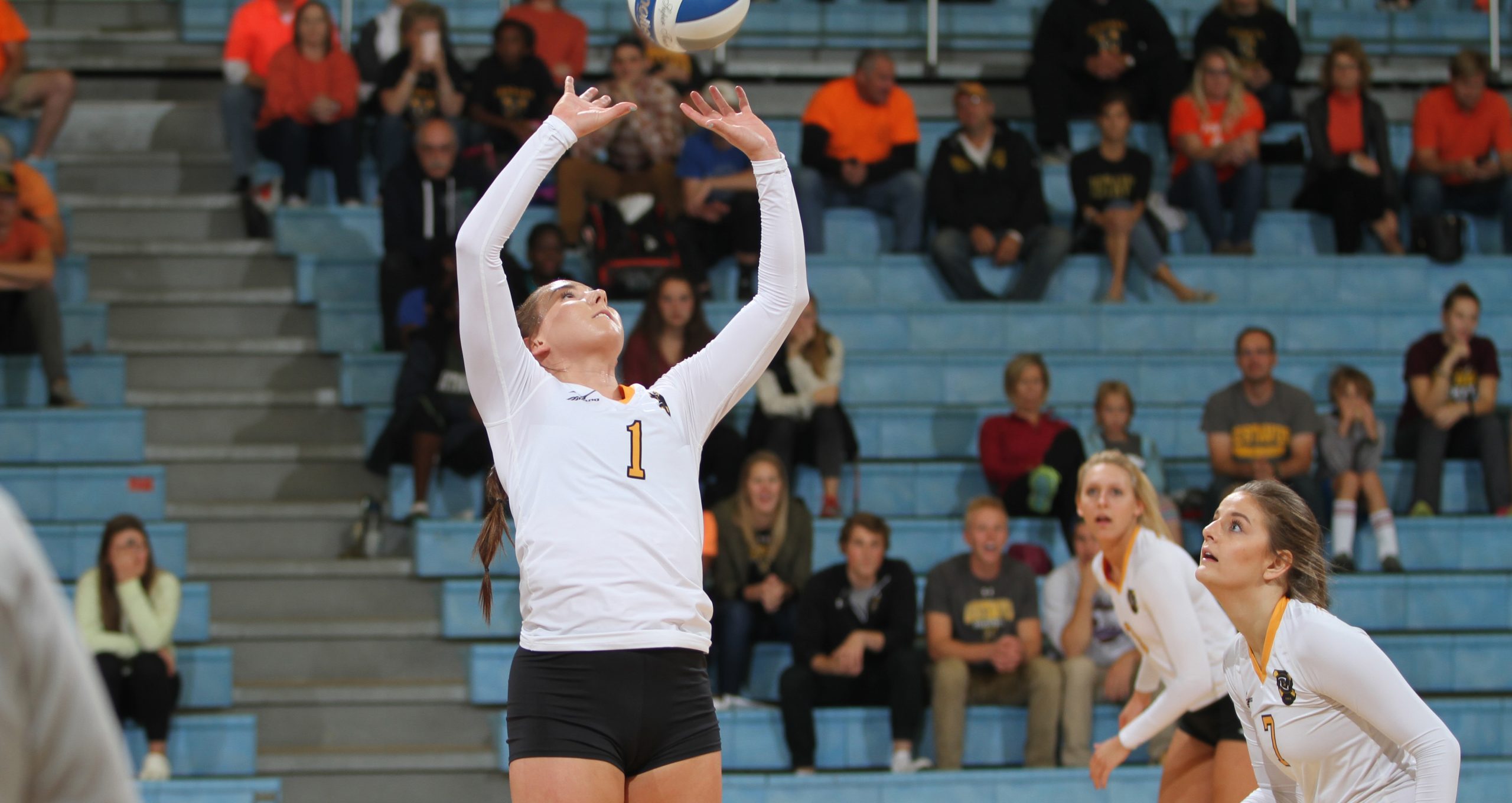 Volleyball Splits Pair Of Three-Set Matches At UW-Eau Claire Tourney