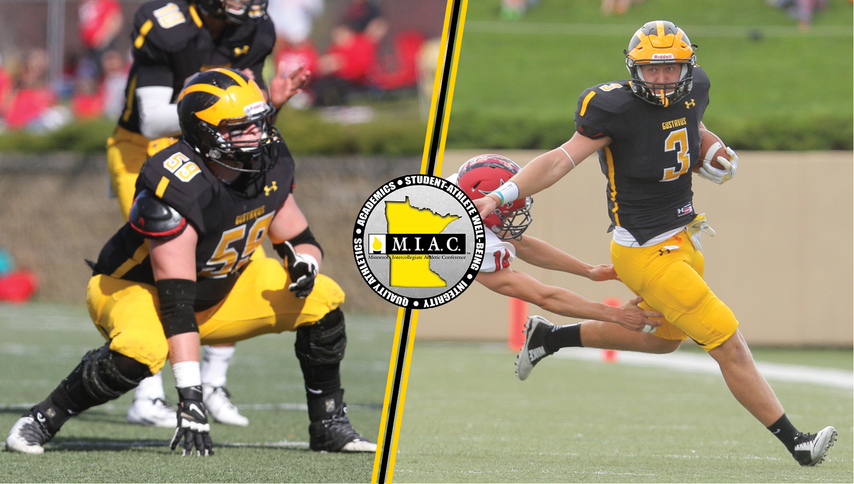 Theiler, Decker Named MIAC Football All-Conference, Seven Others Make Second Team